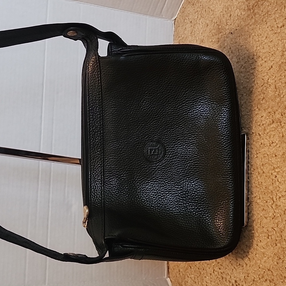 Fendi Black Leather Shoulder Bag